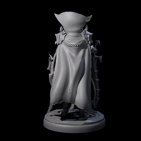 Royal Dark Elf Knight D Miniature for Dungeons and Dragons, Pathfinder or other TTRPGs
