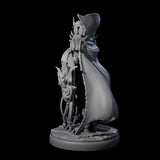 Royal Dark Elf Knight D Miniature for Dungeons and Dragons, Pathfinder or other TTRPGs