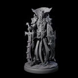 Royal Dark Elf Knight D Miniature for Dungeons and Dragons, Pathfinder or other TTRPGs