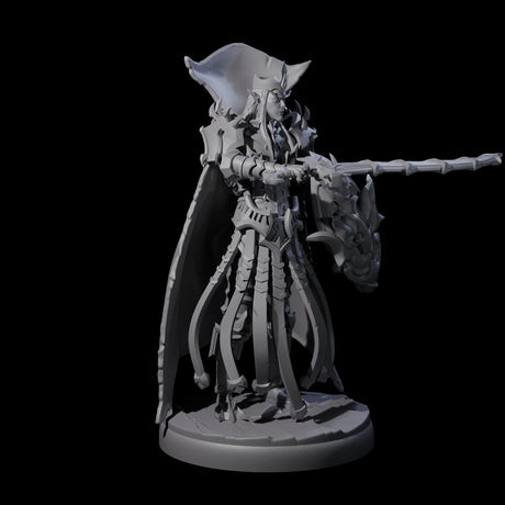 Royal Dark Elf Knight E Miniature for Dungeons and Dragons, Pathfinder or other TTRPGs