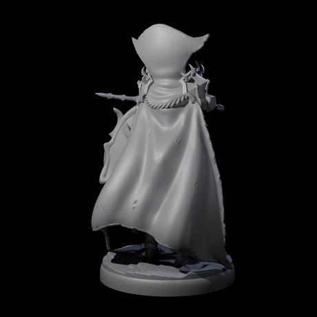 Royal Dark Elf Knight E Miniature for Dungeons and Dragons, Pathfinder or other TTRPGs