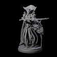 Royal Dark Elf Knight E Miniature for Dungeons and Dragons, Pathfinder or other TTRPGs