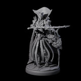 Royal Dark Elf Knight E Miniature for Dungeons and Dragons, Pathfinder or other TTRPGs