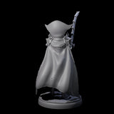 Royal Dark Elf Knight F Miniature for Dungeons and Dragons, Pathfinder or other TTRPGs