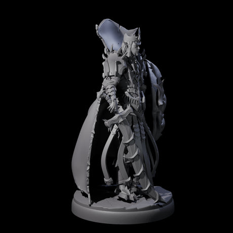 Royal Dark Elf Knight I Miniature for Dungeons and Dragons, Pathfinder or other TTRPGs