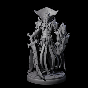 Royal Dark Elf Knight I Miniature for Dungeons and Dragons, Pathfinder or other TTRPGs