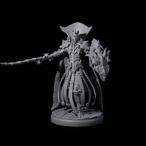 Royal Dark Elf Knight J Miniature for Dungeons and Dragons, Pathfinder or other TTRPGs
