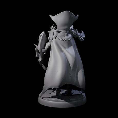 Royal Dark Elf Knight K Miniature for Dungeons and Dragons, Pathfinder or other TTRPGs
