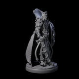 Royal Dark Elf Knight L Miniature for Dungeons and Dragons, Pathfinder or other TTRPGs