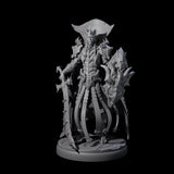 Royal Dark Elf Knight L Miniature for Dungeons and Dragons, Pathfinder or other TTRPGs