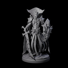 Royal Dark Elf Knight L Miniature for Dungeons and Dragons, Pathfinder or other TTRPGs