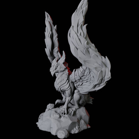 Royal Griffon Miniature for Dungeons and Dragons, Pathfinder or other TTRPGs