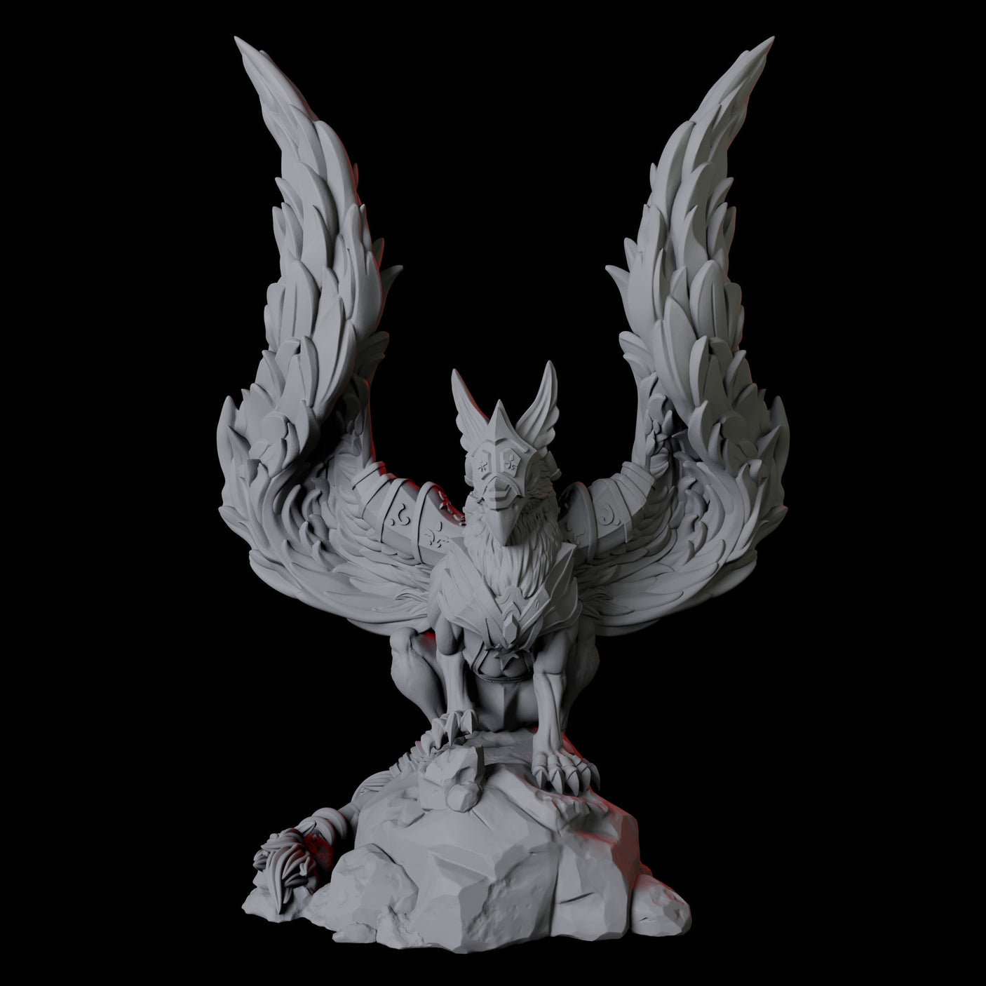 Royal Griffon Miniature for Dungeons and Dragons, Pathfinder or other TTRPGs