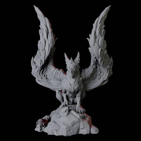 Royal Griffon Miniature for Dungeons and Dragons, Pathfinder or other TTRPGs