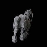 Royal Horse A Miniature for Dungeons and Dragons, Pathfinder or other TTRPGs