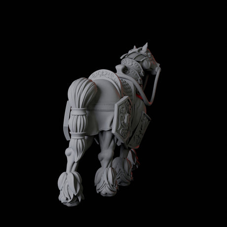 Royal Horse A Miniature for Dungeons and Dragons, Pathfinder or other TTRPGs