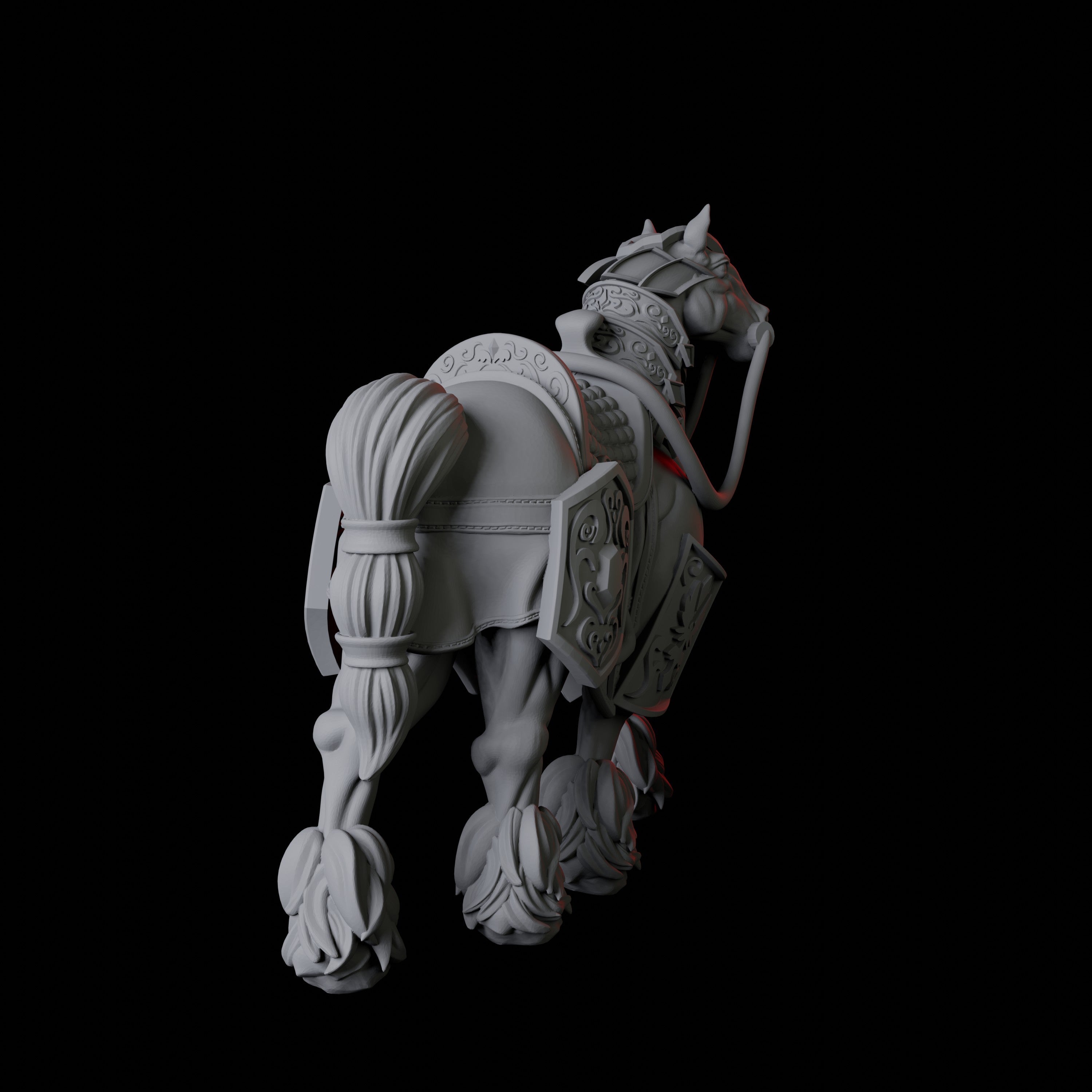 Royal Horse A Miniature for Dungeons and Dragons