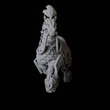 Royal Horse B Miniature for Dungeons and Dragons, Pathfinder or other TTRPGs