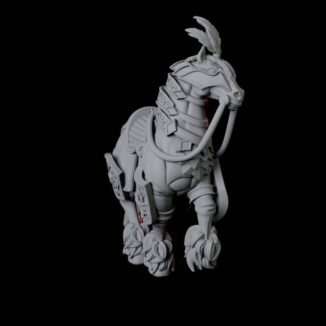 Royal Horse B Miniature for Dungeons and Dragons, Pathfinder or other TTRPGs