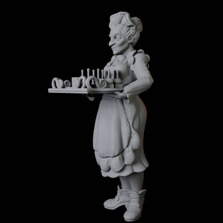 Royal Maid Miniature for Dungeons and Dragons, Pathfinder or other TTRPGs
