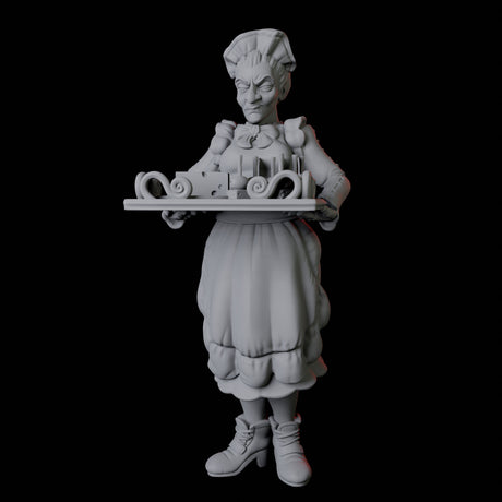 Royal Maid Miniature for Dungeons and Dragons, Pathfinder or other TTRPGs