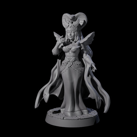 Royal Serpant Priest Miniature for Dungeons and Dragons, Pathfinder or other TTRPGs
