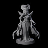 Royal Serpant Priest Miniature for Dungeons and Dragons, Pathfinder or other TTRPGs