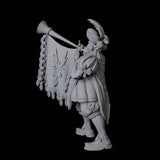 Royal Trumpeter Miniature for Dungeons and Dragons, Pathfinder or other TTRPGs
