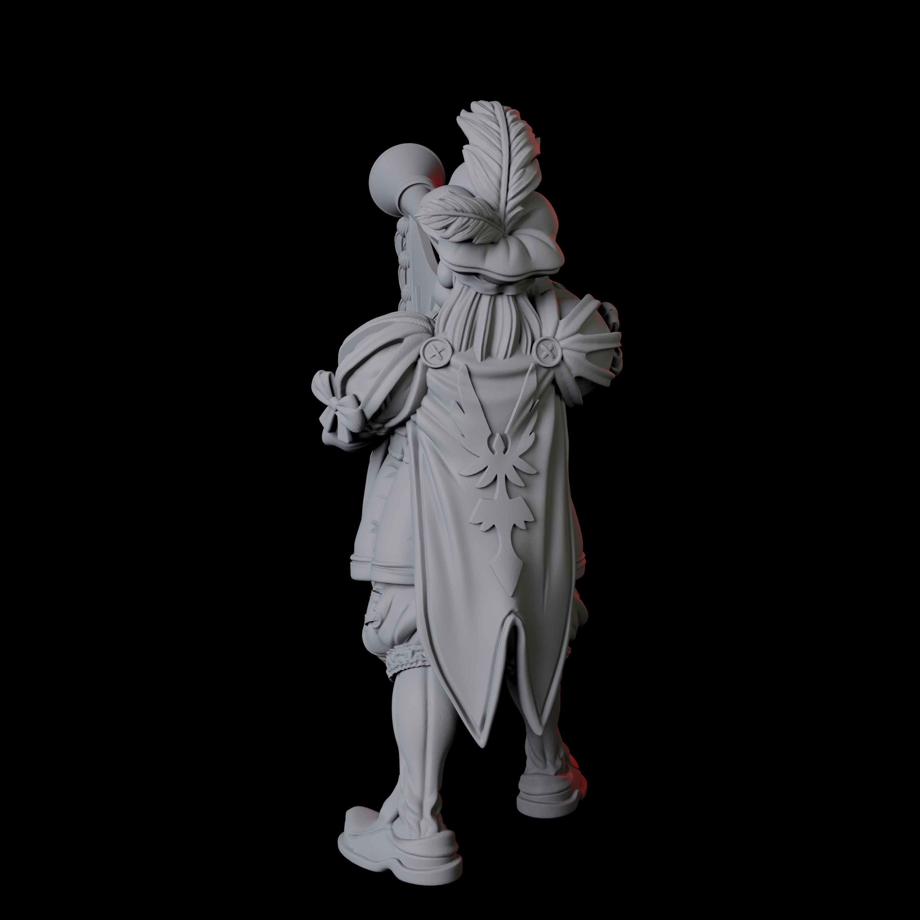 Royal Trumpeter Miniature for Dungeons and Dragons - Myth Forged