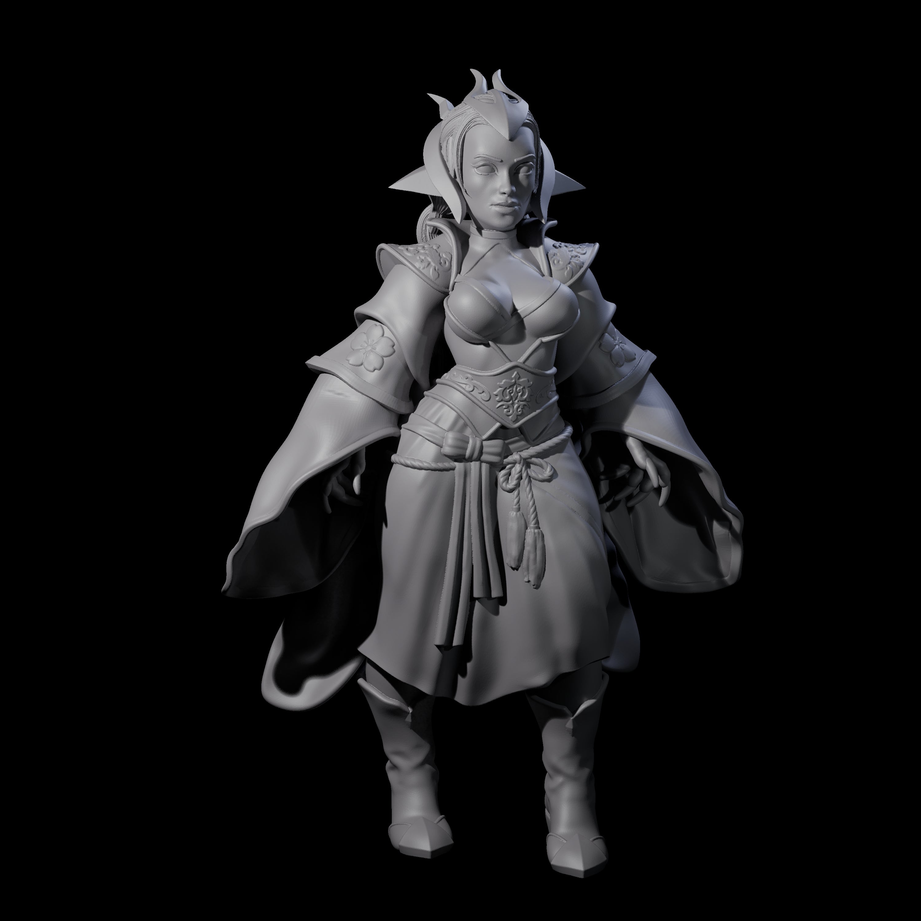 Roysia - High Priestess Miniature for Dungeons and Dragons, Pathfinder or other TTRPGs