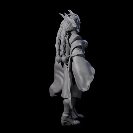 Roysia - High Priestess Miniature for Dungeons and Dragons, Pathfinder or other TTRPGs