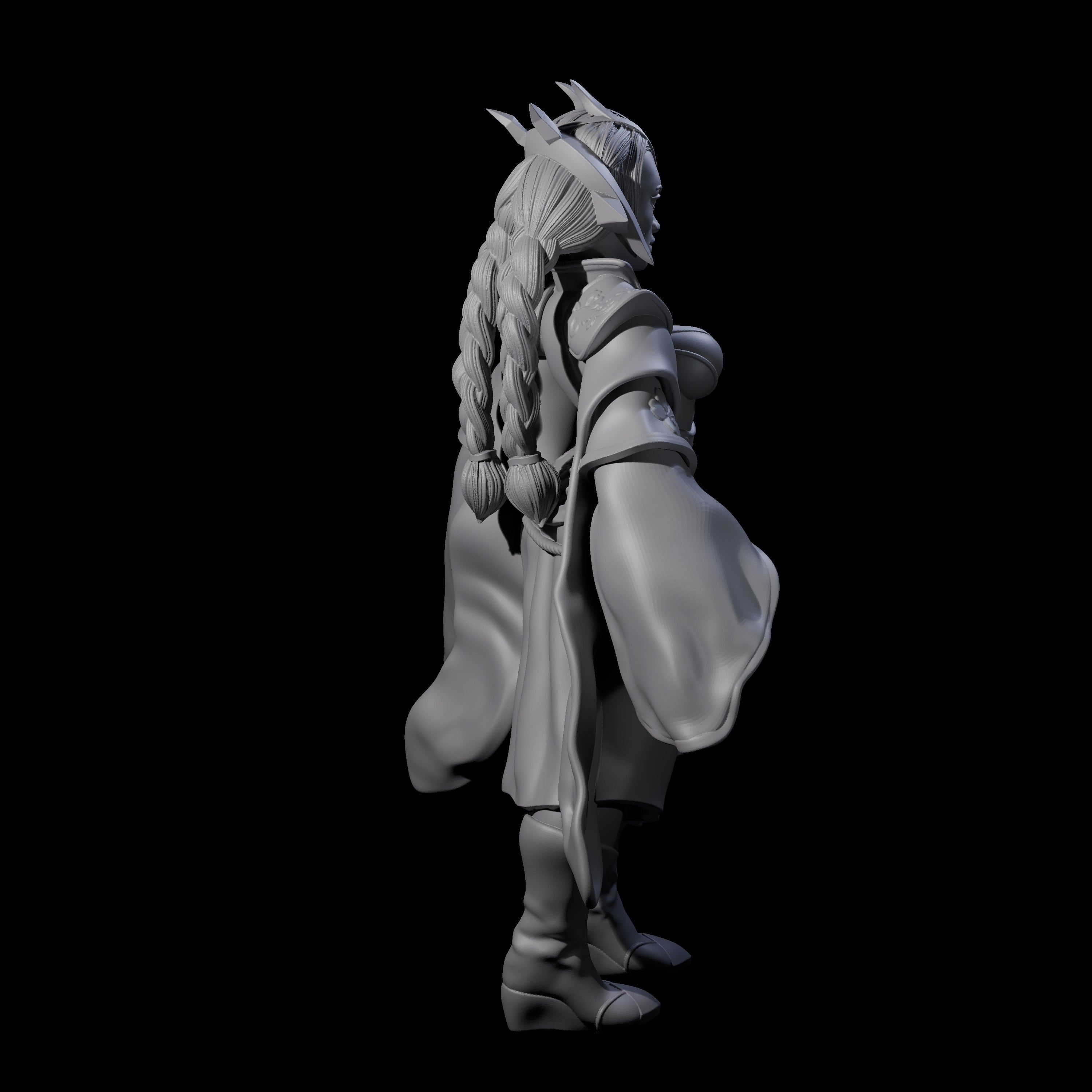 Roysia - High Priestess Miniature for Dungeons and Dragons, Pathfinder or other TTRPGs