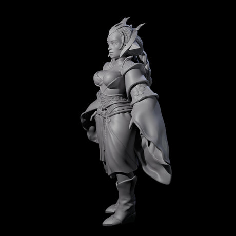 Roysia - High Priestess Miniature for Dungeons and Dragons, Pathfinder or other TTRPGs