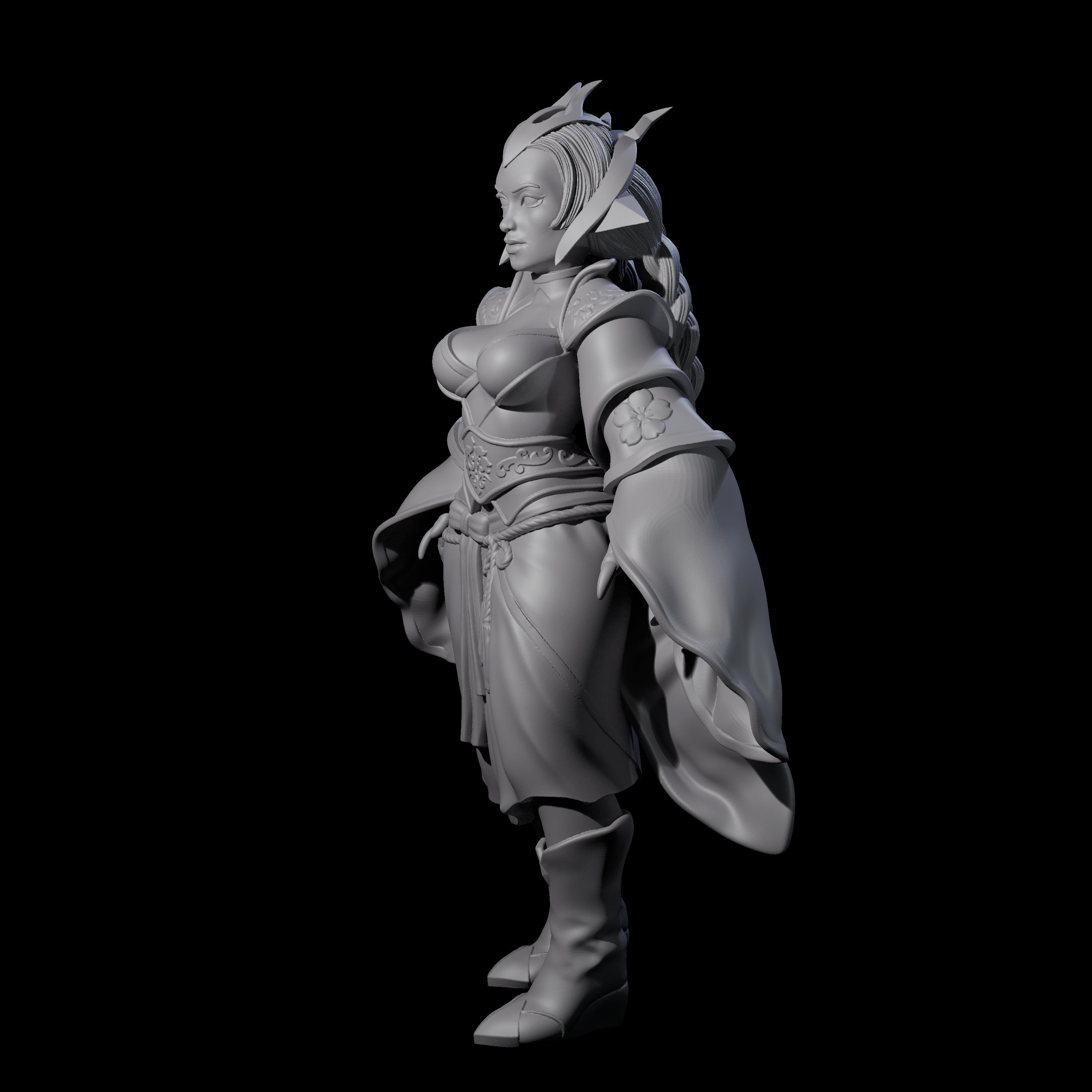 Roysia - High Priestess Miniature for Dungeons and Dragons, Pathfinder or other TTRPGs