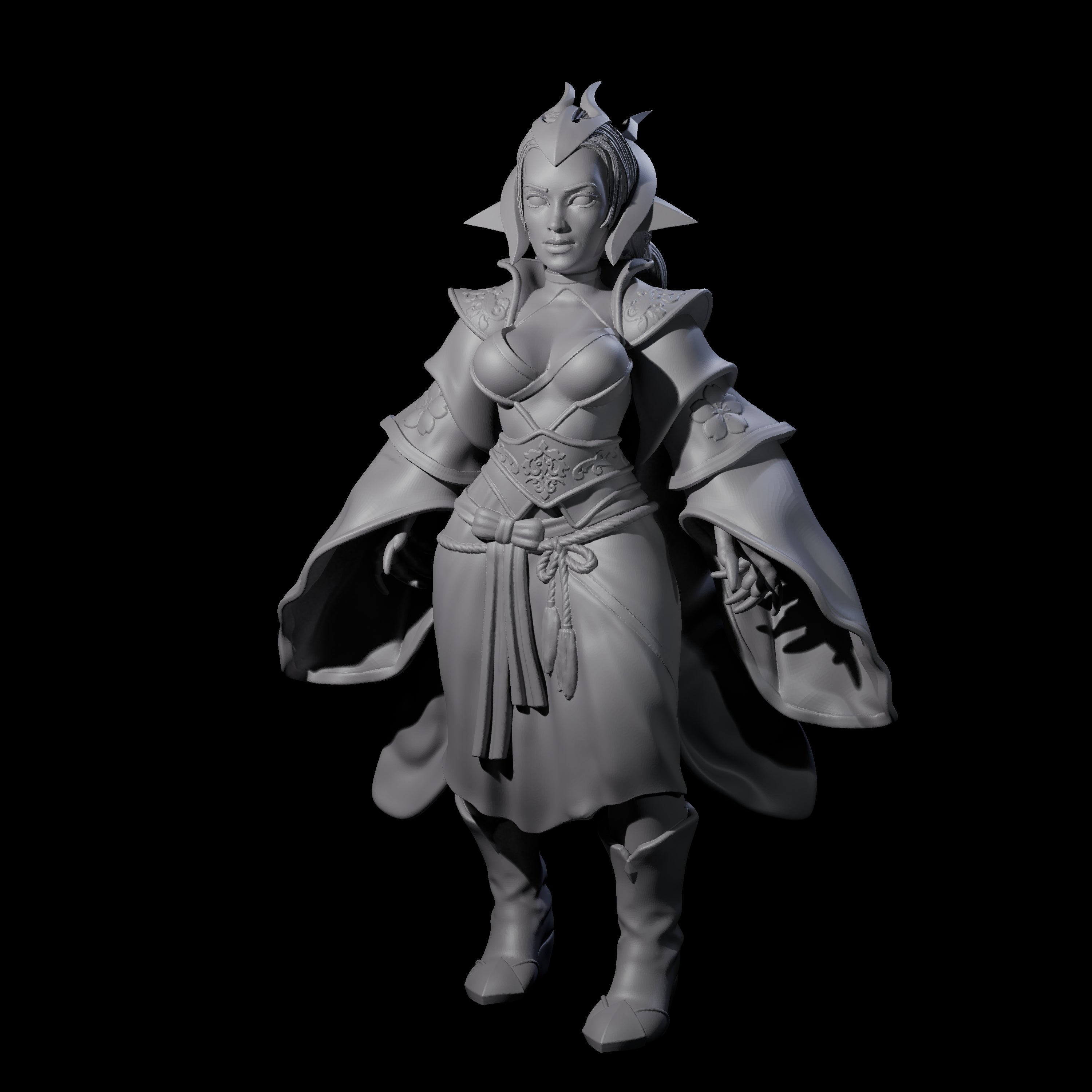 Roysia - High Priestess Miniature for Dungeons and Dragons, Pathfinder or other TTRPGs