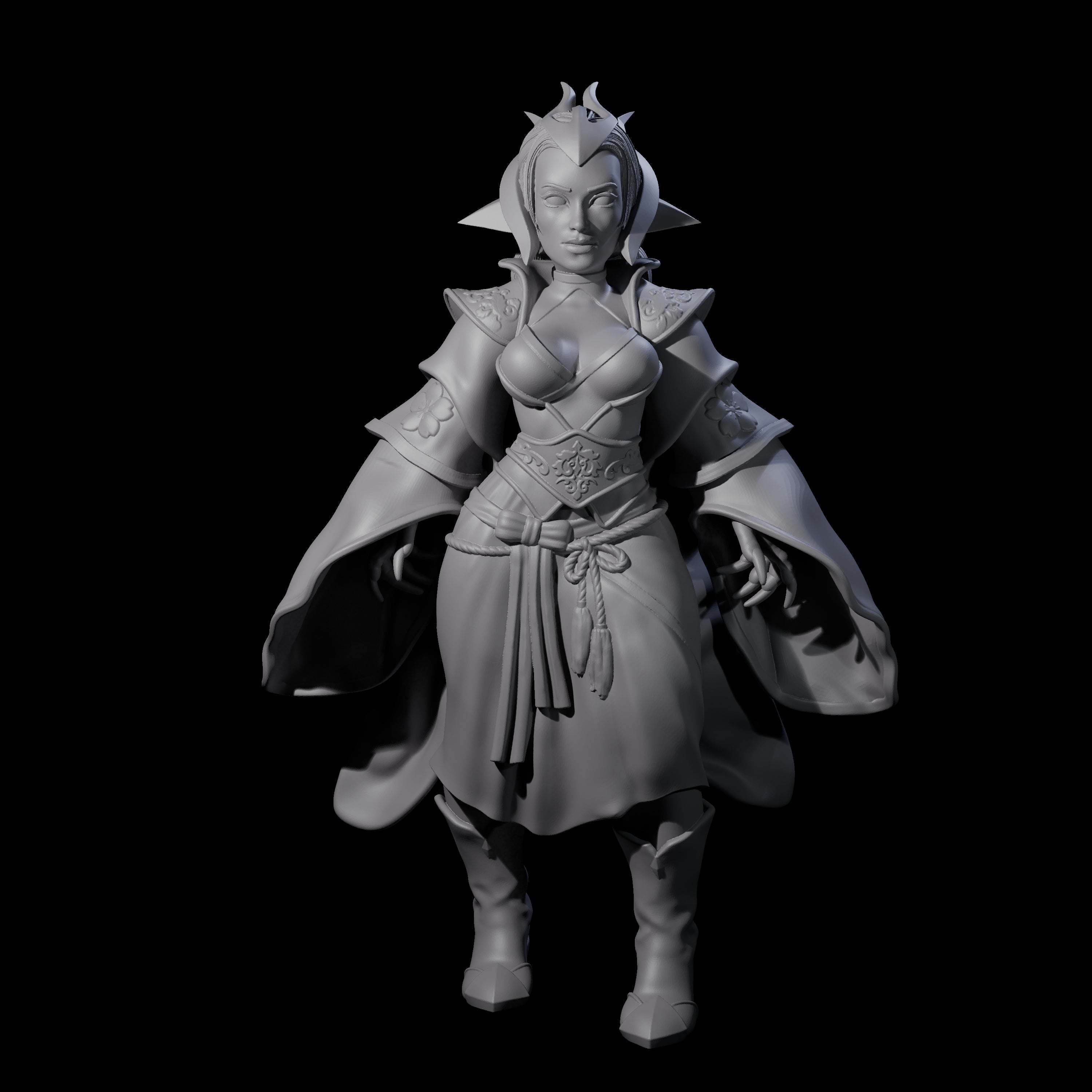 Roysia - High Priestess Miniature for Dungeons and Dragons, Pathfinder or other TTRPGs