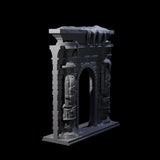 Ruined Frost Giant Temple Wall B Miniature for Dungeons and Dragons, Pathfinder or other TTRPGs