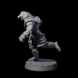 Running Aarakocra Guard A Miniature for Dungeons and Dragons, Pathfinder or other TTRPGs