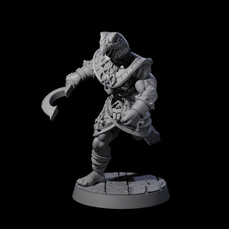 Running Aarakocra Guard A Miniature for Dungeons and Dragons, Pathfinder or other TTRPGs