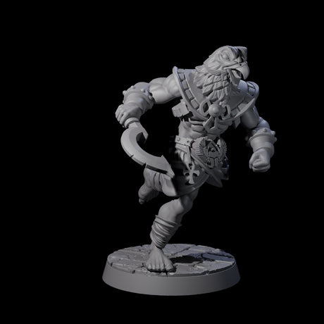 Running Aarakocra Guard A Miniature for Dungeons and Dragons, Pathfinder or other TTRPGs