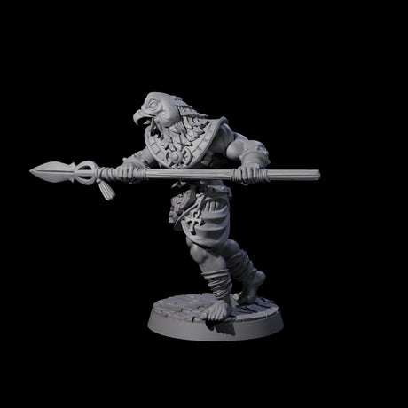 Running Aarakocra Guard B Miniature for Dungeons and Dragons, Pathfinder or other TTRPGs