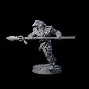 Running Aarakocra Guard B Miniature for Dungeons and Dragons, Pathfinder or other TTRPGs