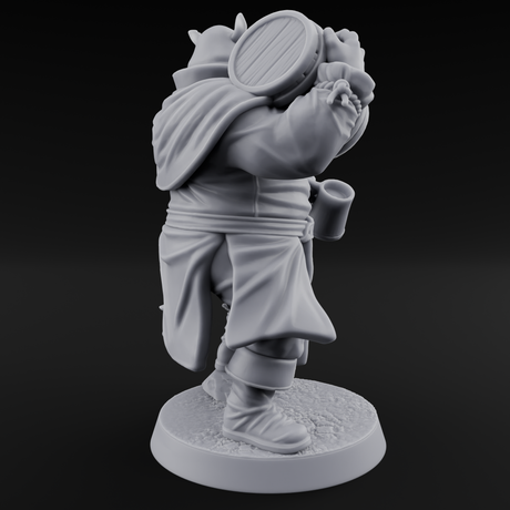 Rustic Beastman Villager A Miniature for Dungeons and Dragons, Pathfinder or other TTRPGs