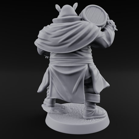 Rustic Beastman Villager A Miniature for Dungeons and Dragons, Pathfinder or other TTRPGs