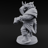 Rustic Beastman Villager A Miniature for Dungeons and Dragons, Pathfinder or other TTRPGs
