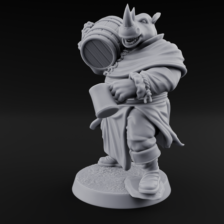 Rustic Beastman Villager A Miniature for Dungeons and Dragons, Pathfinder or other TTRPGs