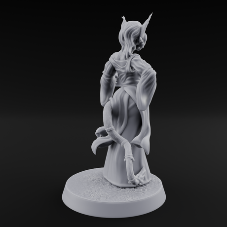 Rustic Beastman Villager B Miniature for Dungeons and Dragons, Pathfinder or other TTRPGs