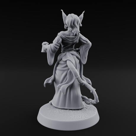Rustic Beastman Villager B Miniature for Dungeons and Dragons, Pathfinder or other TTRPGs
