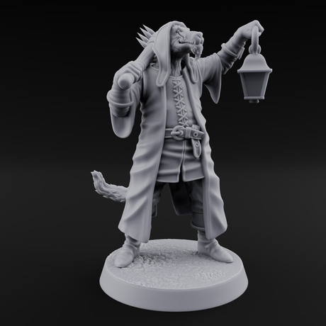 Rustic Beastman Villager C Miniature for Dungeons and Dragons, Pathfinder or other TTRPGs