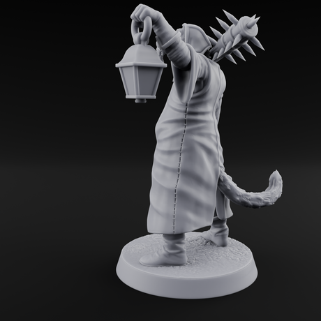 Rustic Beastman Villager C Miniature for Dungeons and Dragons, Pathfinder or other TTRPGs
